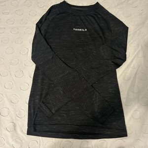 YoungLA Men's Charcoal Long Sleeve Tee